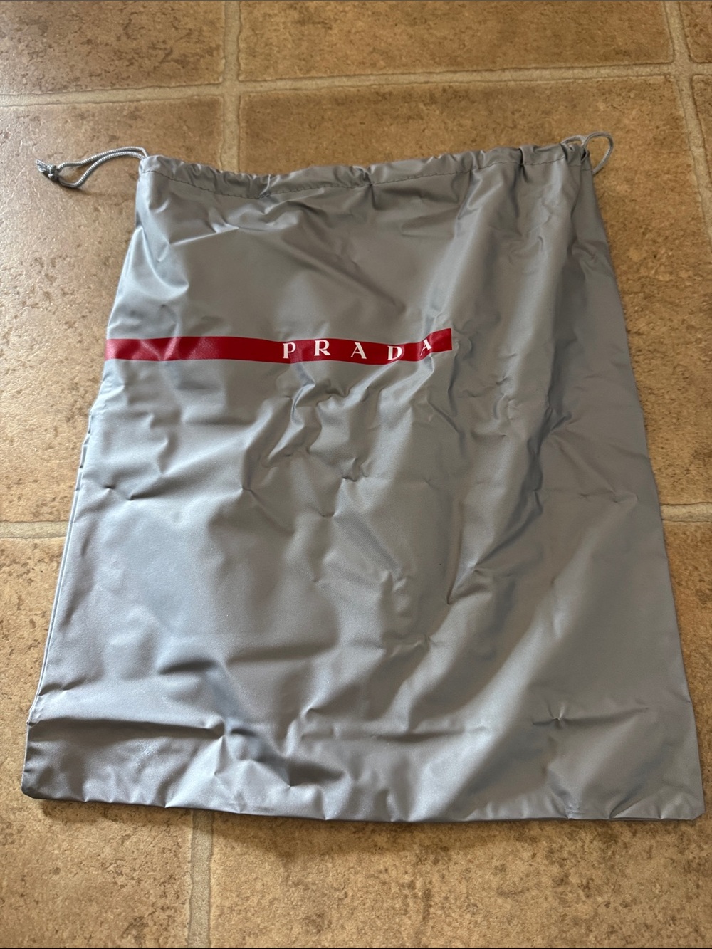 Prada Nylon Drawstring Dust Bag 13.3 x‎ 14.75"